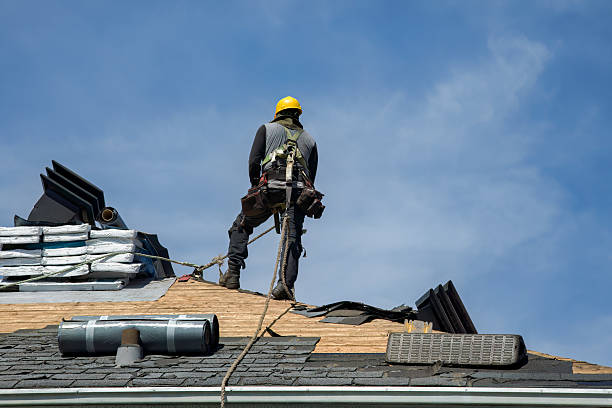 Professional Roof Replacement technician working in Arlington, MN